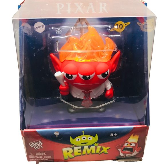 Disney Pixar Mattel Remix Alien Inside Out Anger #10 New In Package - Picture 1 of 8